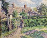 Camille Pissarro, Peasants-house,Eragny